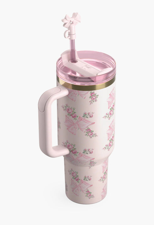 The Stanley X LoveShackFancy Holiday Quencher | 40 OZ - GLAM MODA